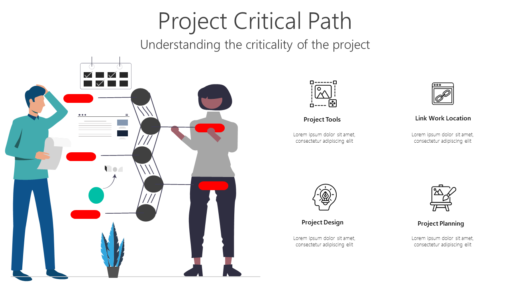 PD Project Critical Path-pptinfographics