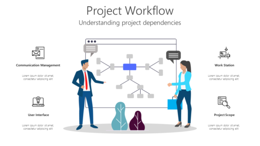 PD Project Workflow-pptinfographics