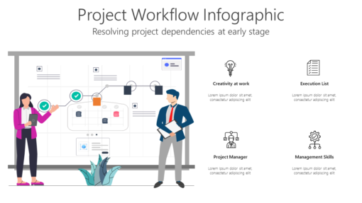 PD Project Workflow Infographic-pptinfographics