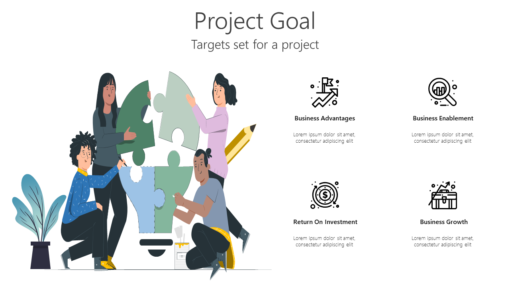 PG Project Goal-pptinfographics