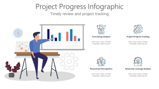 PMA Project Progress Infographic-pptinfographics