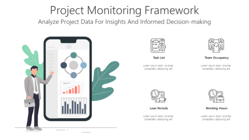 PMO Project Monitoring Framework-pptinfographics