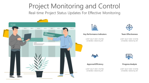 PMO Project Monitoring and Control-pptinfographics