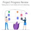 PMO Project Progress Review-pptinfographics