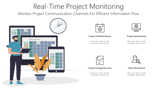 PMO Real Time Project Monitoring-pptinfographics