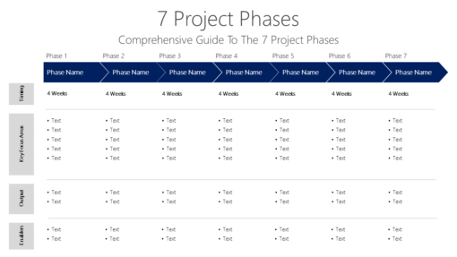 PP 7 Project Phases-pptinfographics