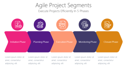 PP Agile Project Segments-pptinfographics