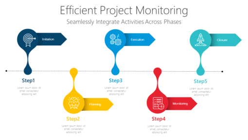 PP Efficient Project Monitoring-pptinfographics