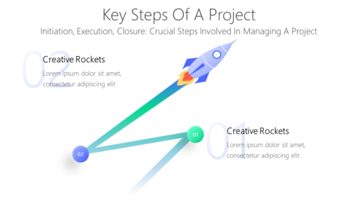 PP Key Steps Of A Project-pptinfographics