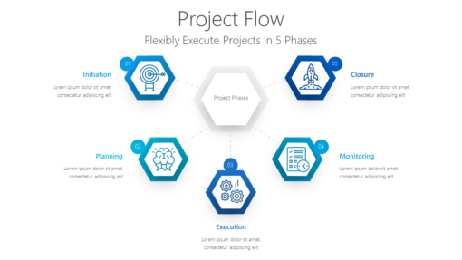PP Project Flow-pptinfographics