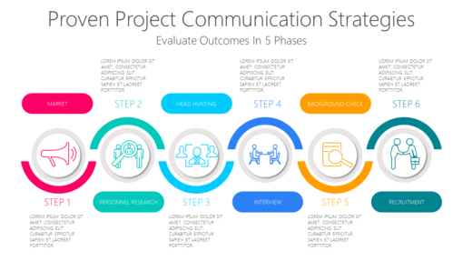 PP Proven Project Communication Strategies-pptinfographics