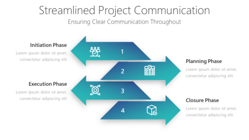 PP Streamlined Project Communication-pptinfographics