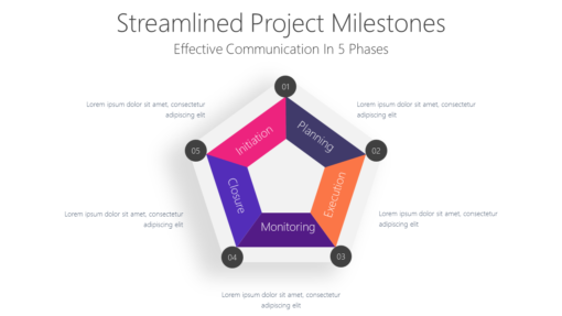 PP Streamlined Project Milestones-pptinfographics