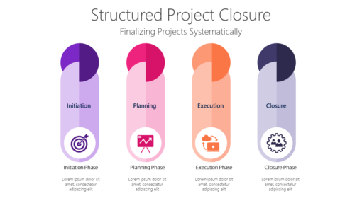 PP Structured Project Closure-pptinfographics