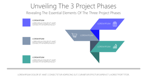 PP Unveiling The 3 Project Phases-pptinfographics