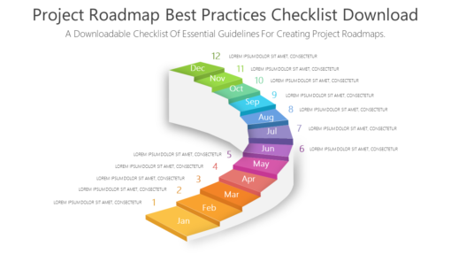PRO Project Roadmap Best Practices Checklist Download-pptinfographics