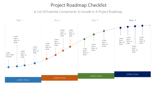 PRO Project Roadmap Checklist-pptinfographics