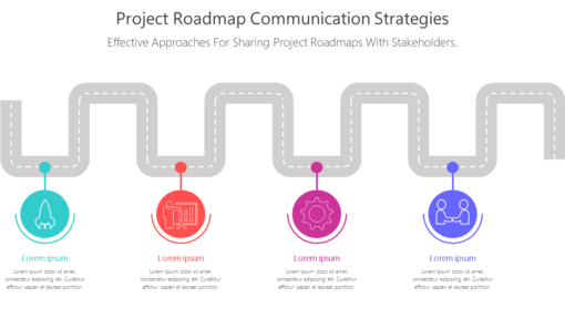 PRO Project Roadmap Communication Strategies-pptinfographics