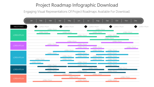 PRO Project Roadmap Infographic Download-pptinfographics
