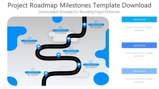 PRO Project Roadmap Milestones Template Download-pptinfographics