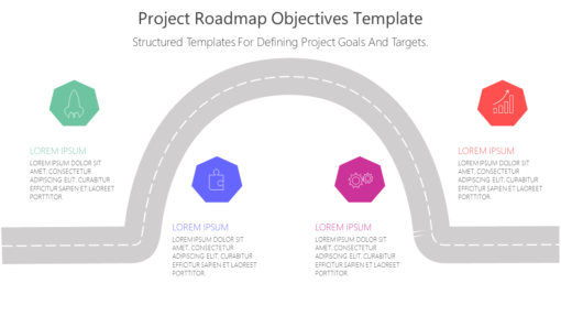 PRO Project Roadmap Objectives Template-pptinfographics