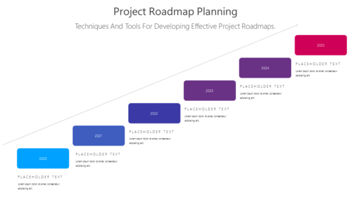 PRO Project Roadmap Planning-pptinfographics