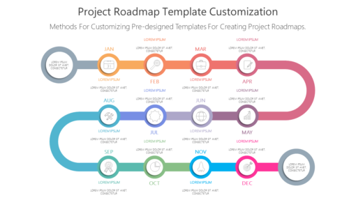 PRO Project Roadmap Template Customization-pptinfographics