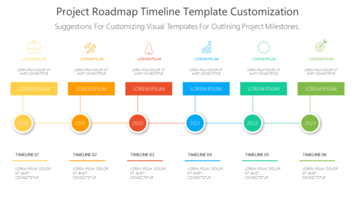 PRO Project Roadmap Timeline Template Customization-pptinfographics
