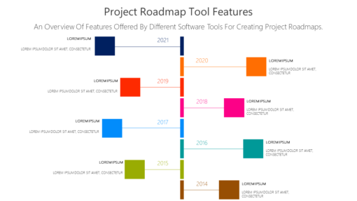 PRO Project Roadmap Tool Features-pptinfographics