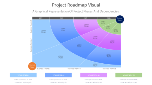 PRO Project Roadmap Visual-pptinfographics