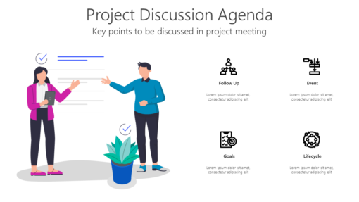 PR Project Discussion Agenda-pptinfographics
