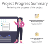 PR Project Progress Summary-pptinfographics