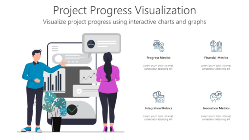 PR Project Progress Visualization-pptinfographics