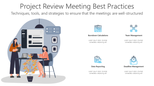 PR Project Review Meeting Best Practices-pptinfographics