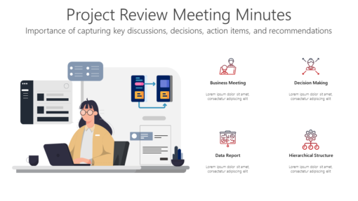 PR Project Review Meeting Minutes-pptinfographics