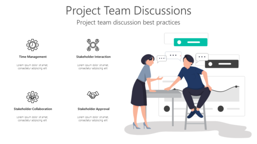 PR Project Team Discussions-pptinfographics