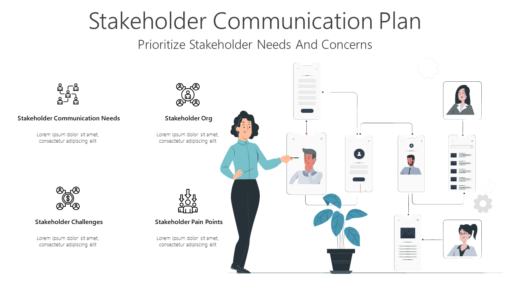 PST Stakeholder Communication Plan-pptinfographics