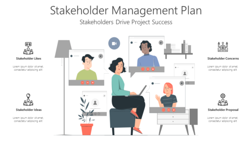 PST Stakeholder Management Plan-pptinfographics