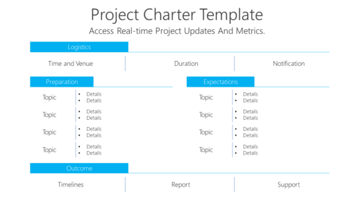 PS Project Charter Template-pptinfographics