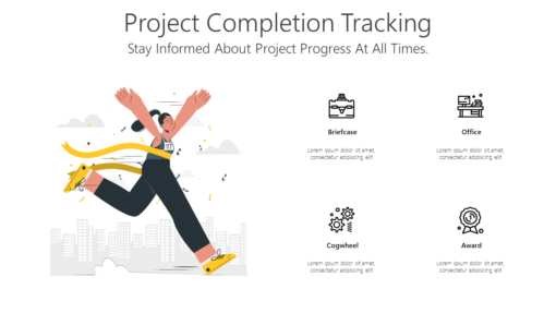 PS Project Completion Tracking-pptinfographics