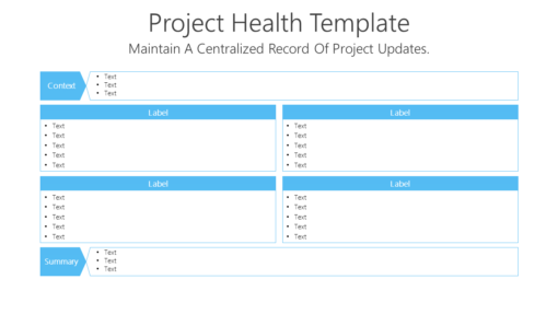 PS Project Health Template-pptinfographics
