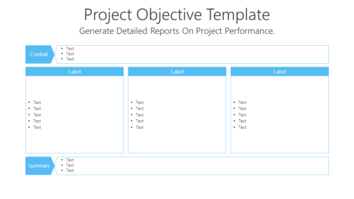 PS Project Objective Template-pptinfographics