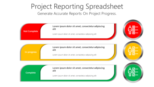 PS Project Reporting Spreadsheet-pptinfographics