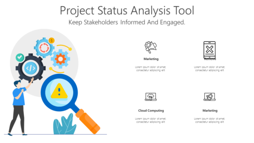PS Project Status Analysis Tool-pptinfographics