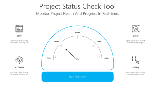 PS Project Status Check Tool-pptinfographics