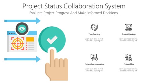 PS Project Status Collaboration System-pptinfographics