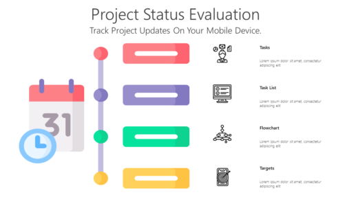 PS Project Status Evaluation-pptinfographics