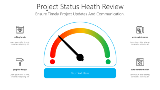 PS Project Status Heath Review-pptinfographics