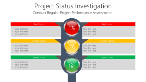 PS Project Status Investigation-pptinfographics