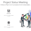 PS Project Status Meeting-pptinfographics